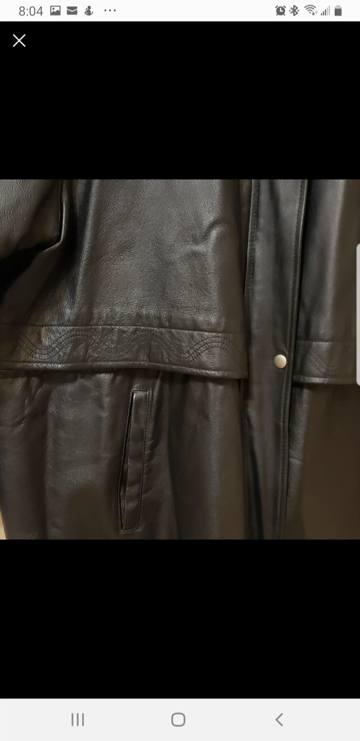 XL ladies Black Leather Jacket - photo 4