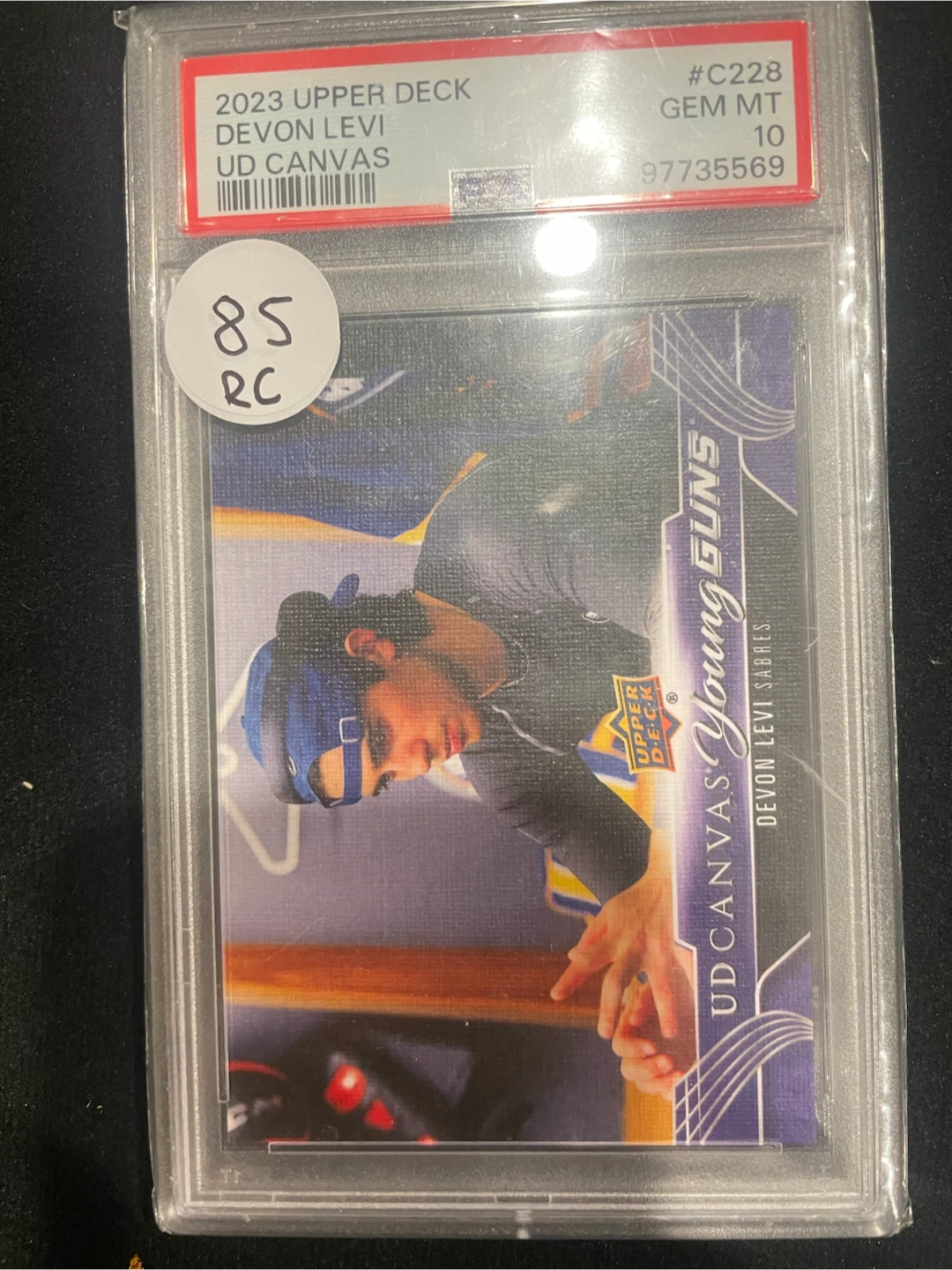 2022 Upper Deck Matty Beniers Young Guns Rookie Card - photo 3