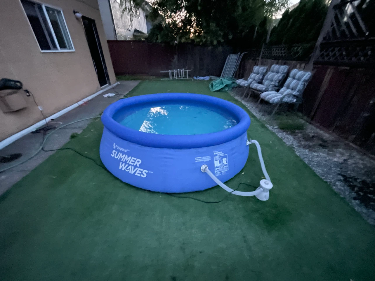 Summer Waves Inflatable Pool with Pump