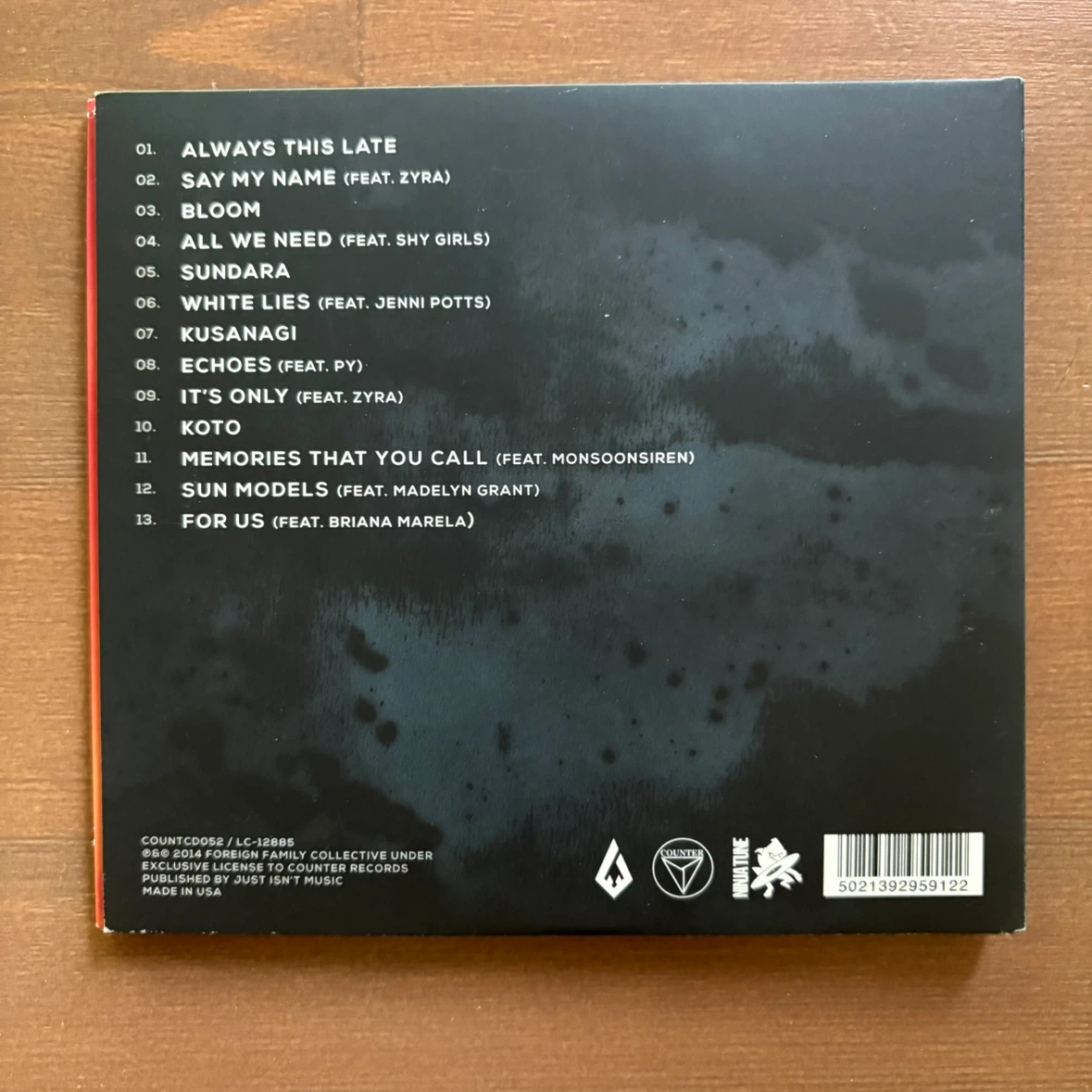 In Return by ODESZA CD (autographed) - photo 2
