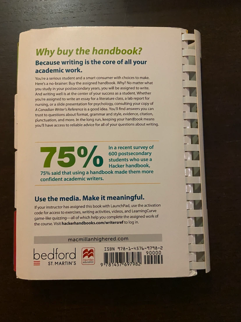 A Canadian Writer's Reference, Sixth Edition - photo 2