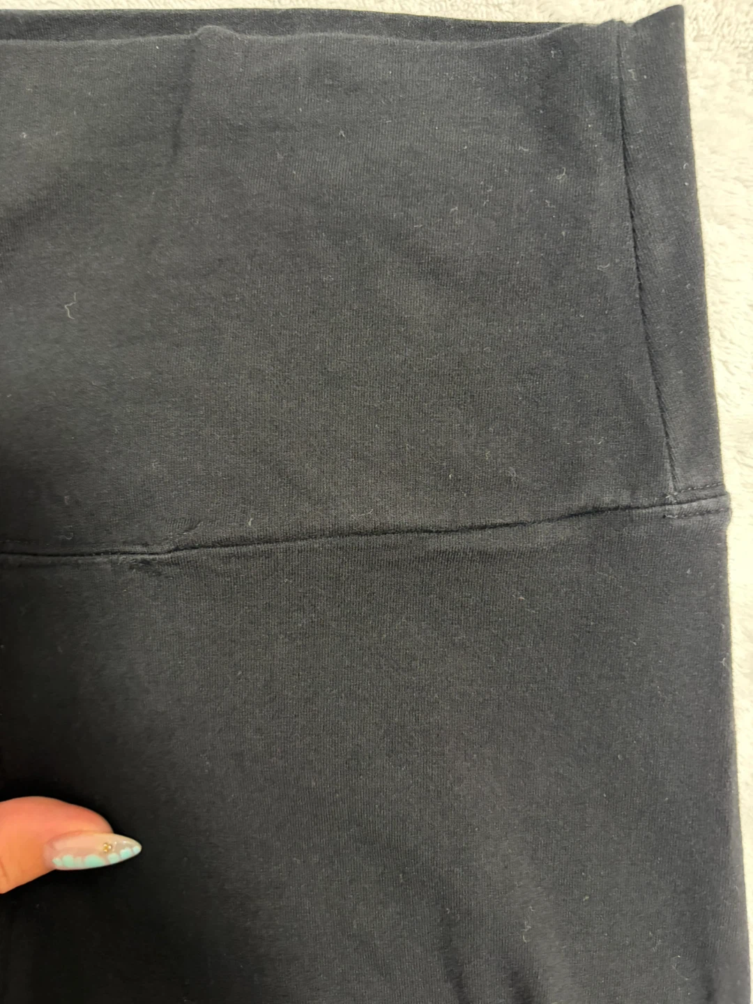 Tna Black High-Waisted Bike Shorts Size S - photo 3