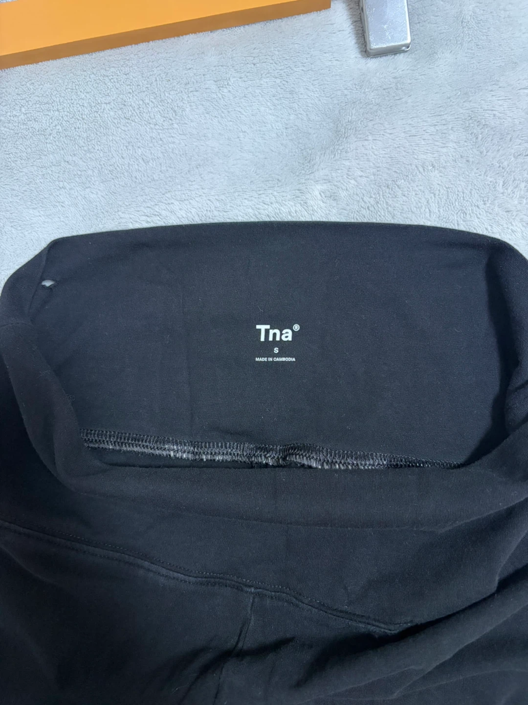 Tna Black High-Waisted Bike Shorts Size S - photo 4