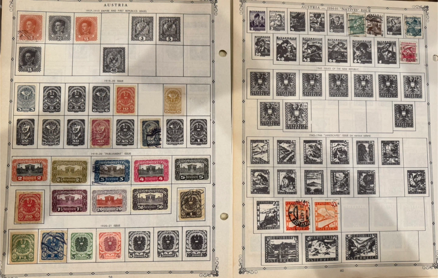 Very Old Austrian Postage Stamps - photo 2