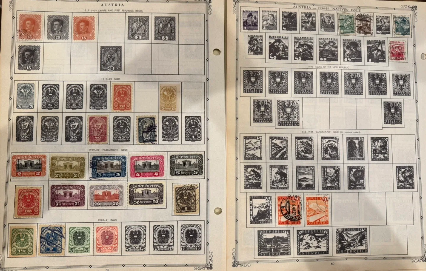 Very Old Austrian Postage Stamps - photo 2
