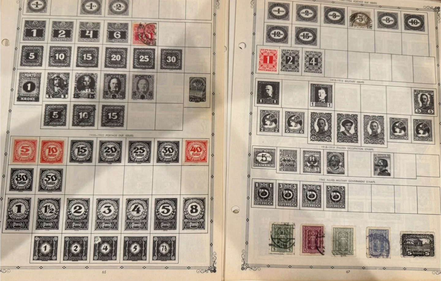 Very Old Austrian Postage Stamps - photo 4