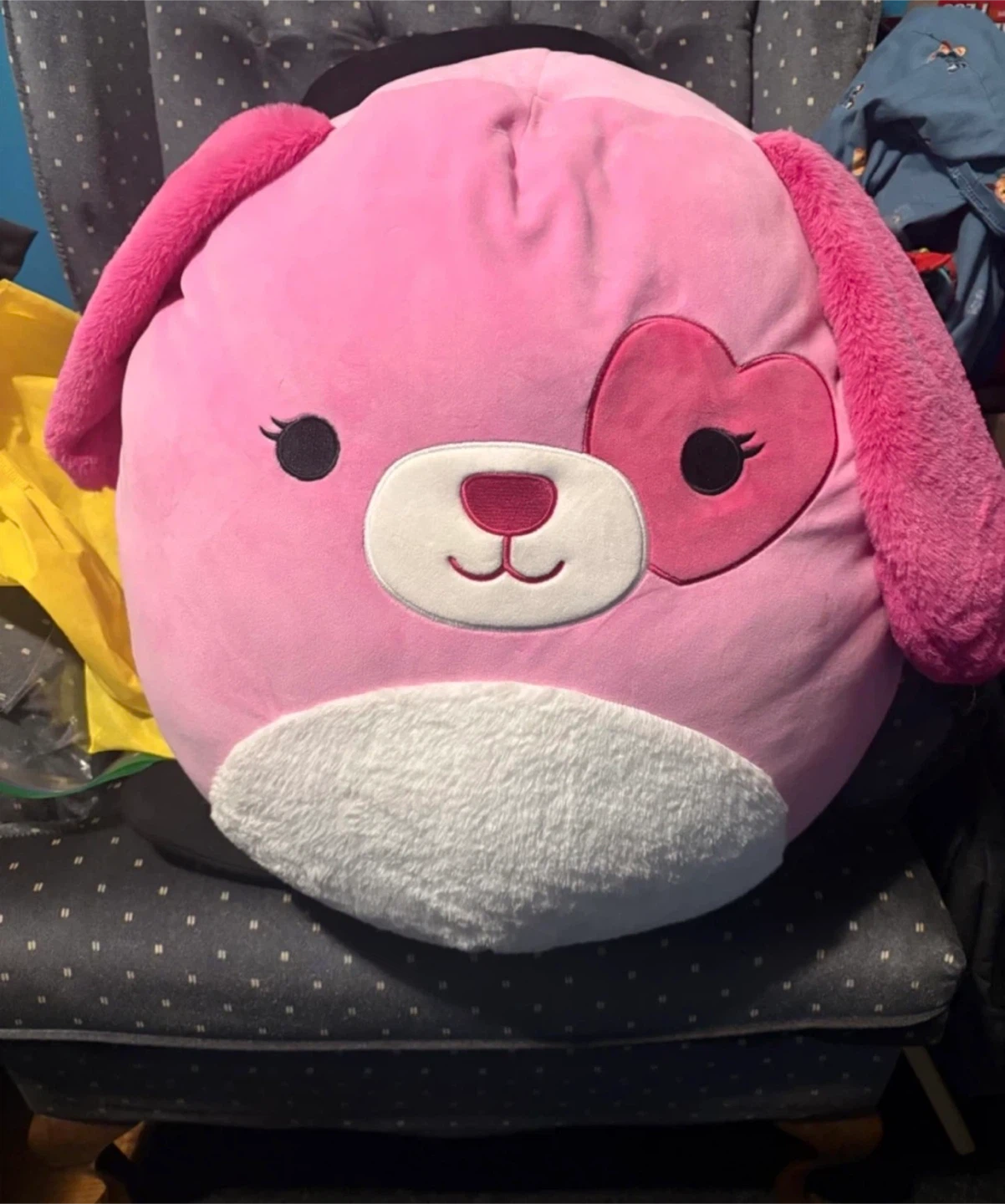 Pink Dog Squishmallow Plush