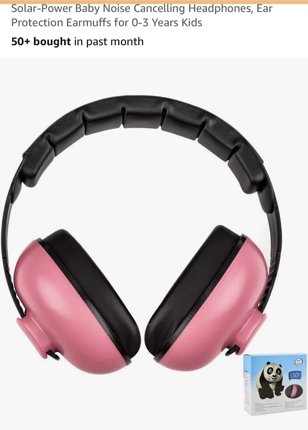 Baby Noise Cancelling Headphones for 0-3 Years