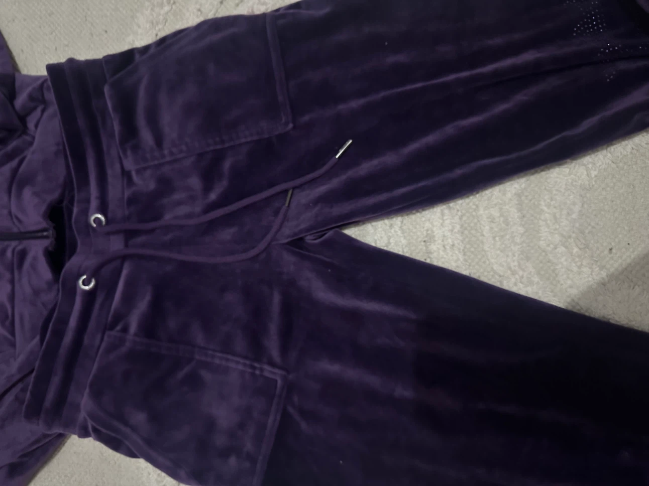 Playboy Velour Tracksuit Set - Purple - photo 4