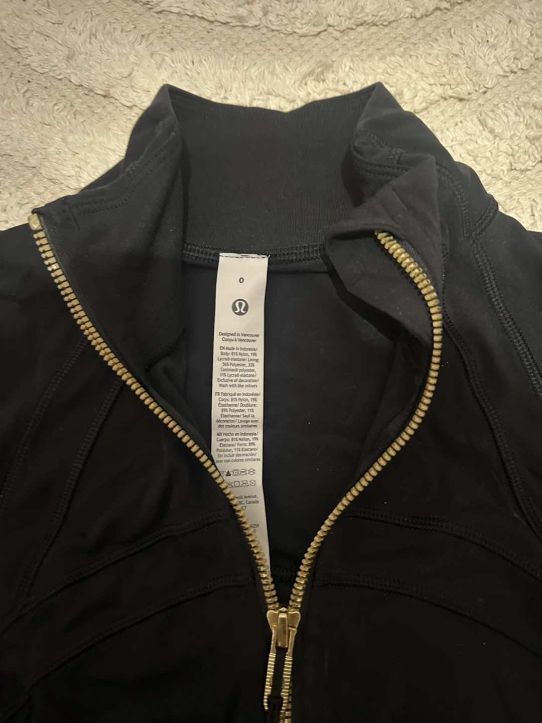 Lululemon Black Zip-Up Jacket - photo 3