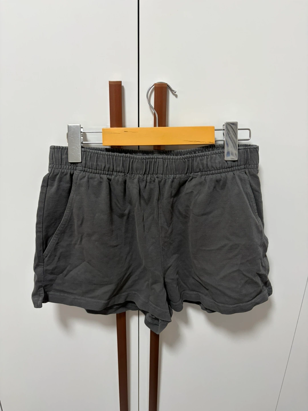 Garage Grey Cotton Shorts P/S