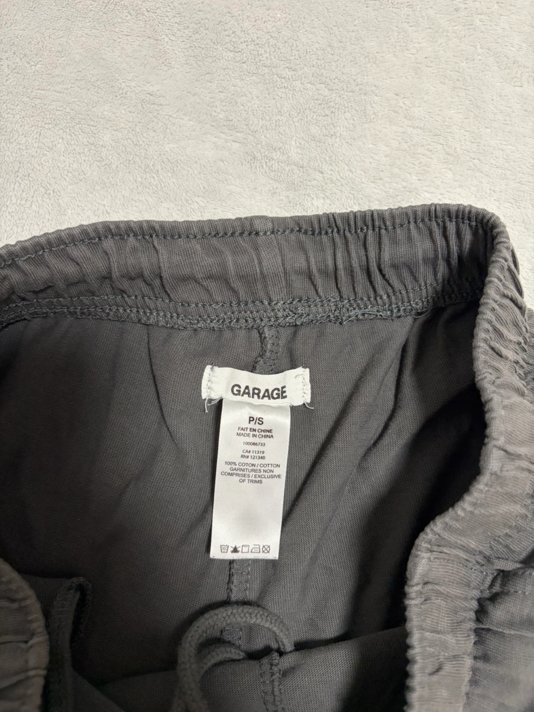 Garage Grey Cotton Shorts P/S - photo 4
