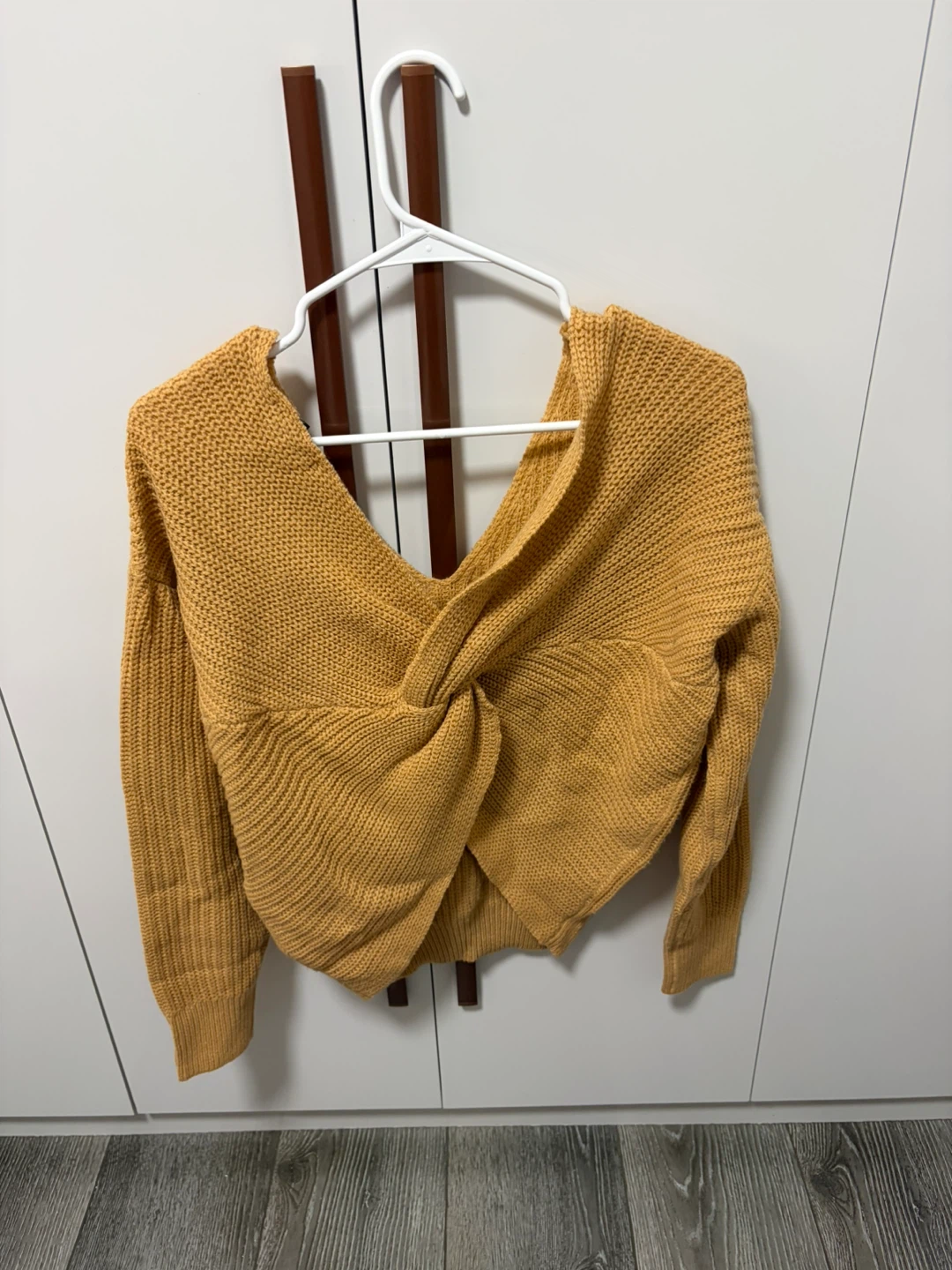 Fashion Nova Mustard Yellow Twisted Sweater - photo 2