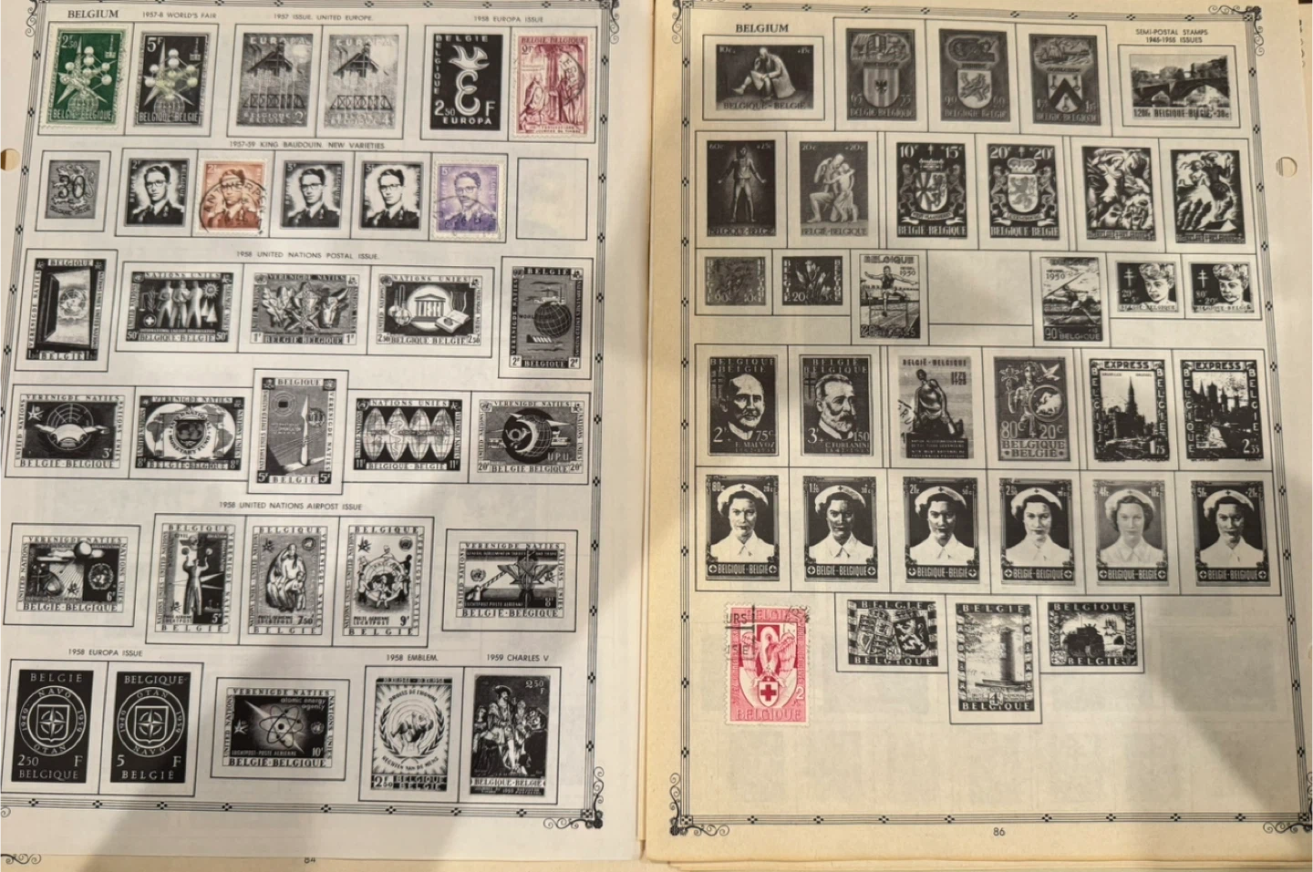 Very Old Belgium Postage Stamps - photo 4