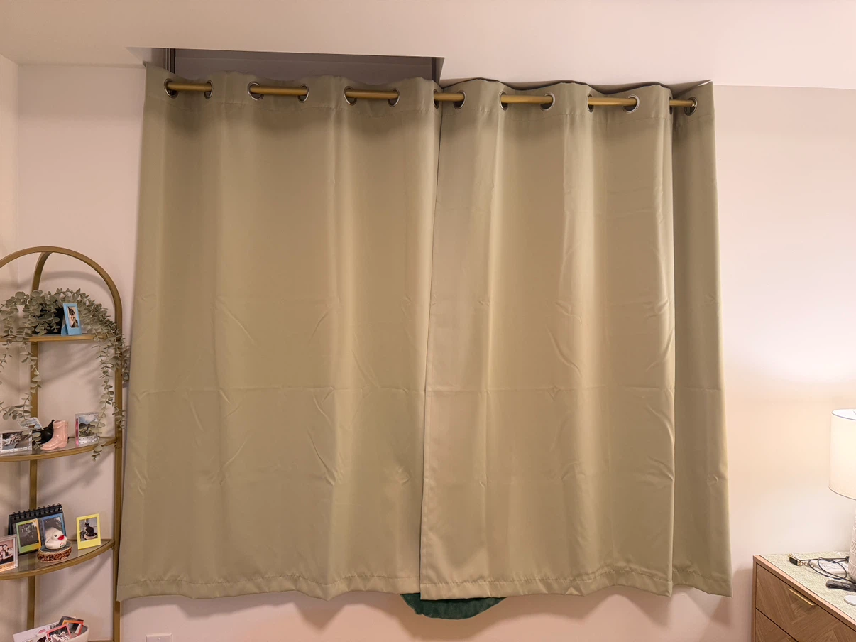 Sage Green Eyelet Curtains (Set of 2)