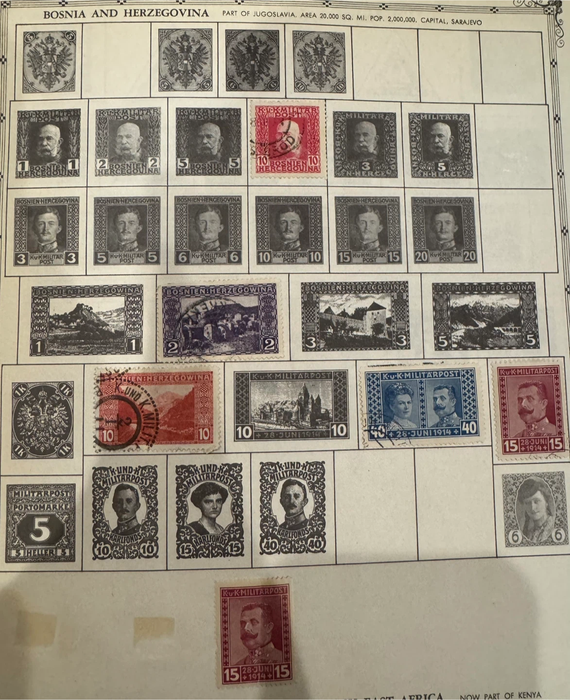 Very Old Stamps From Bosnia & Herzegovina