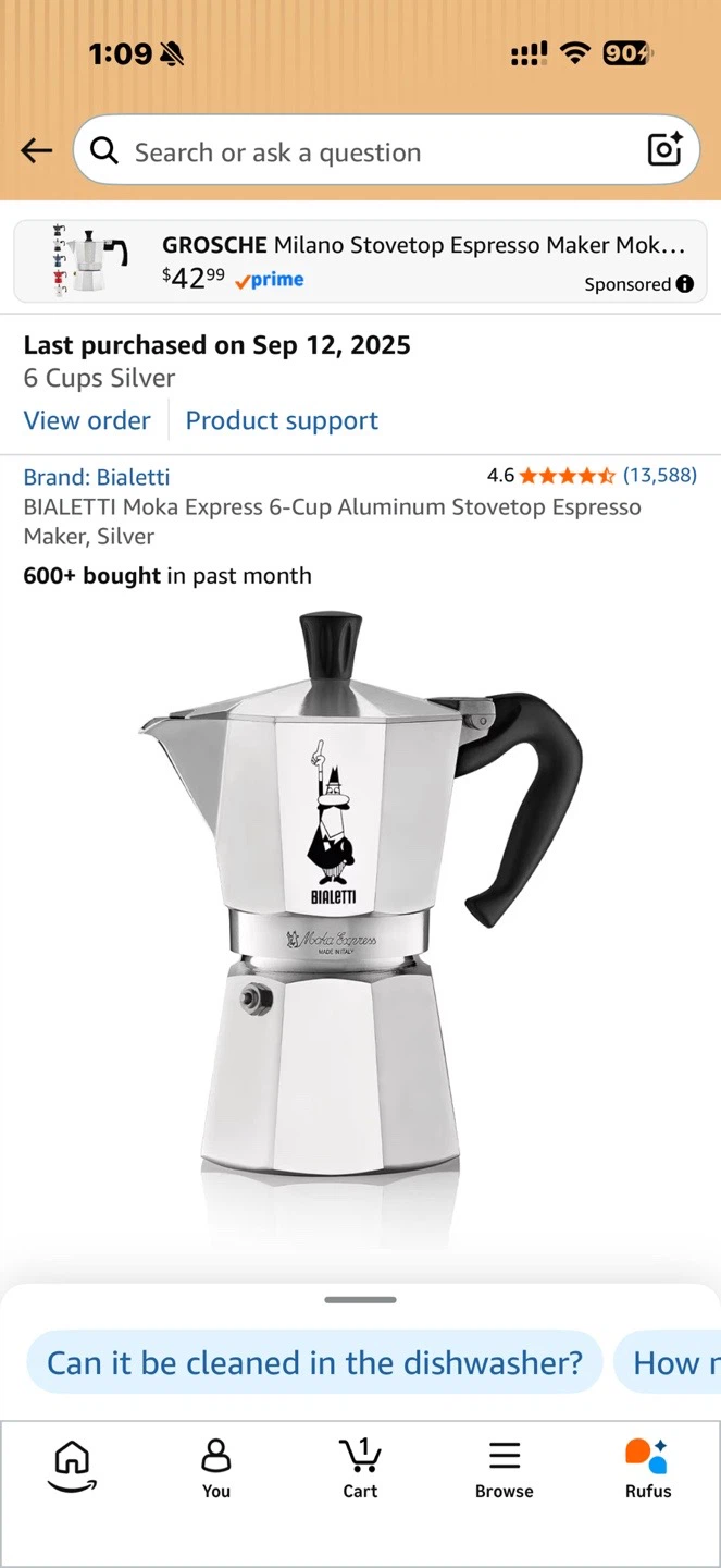 BIALETTI Moka pot coffee maker - photo 3
