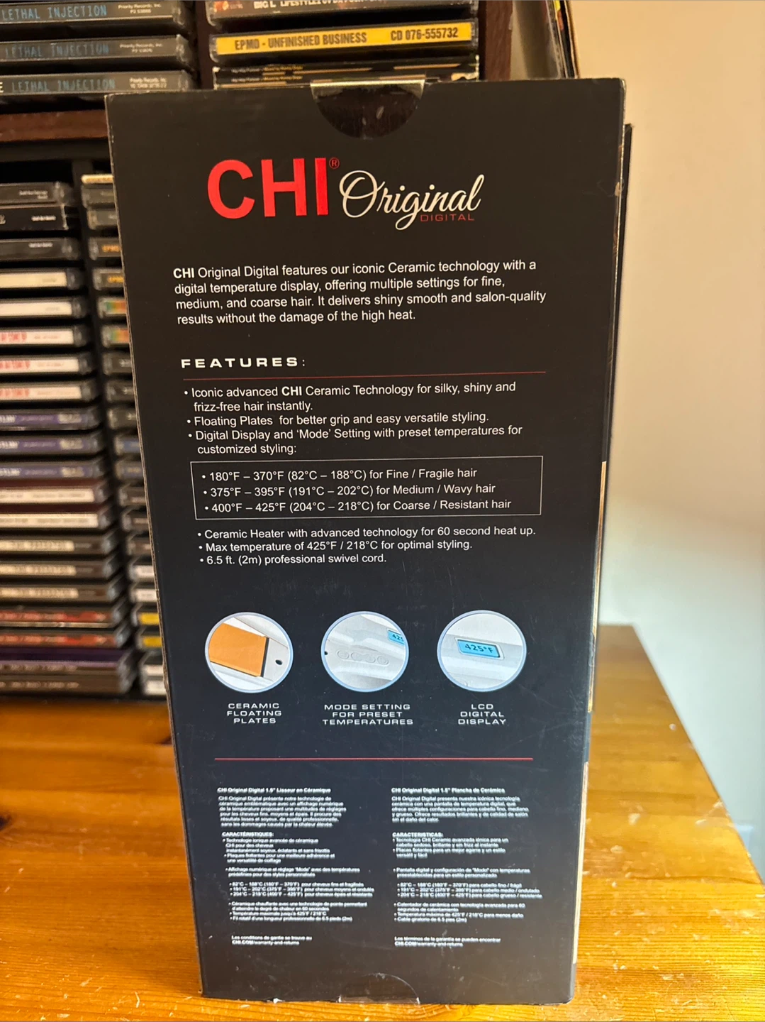CHI Original Digital Hair Straightener - 1.5" Wideplates - photo 2