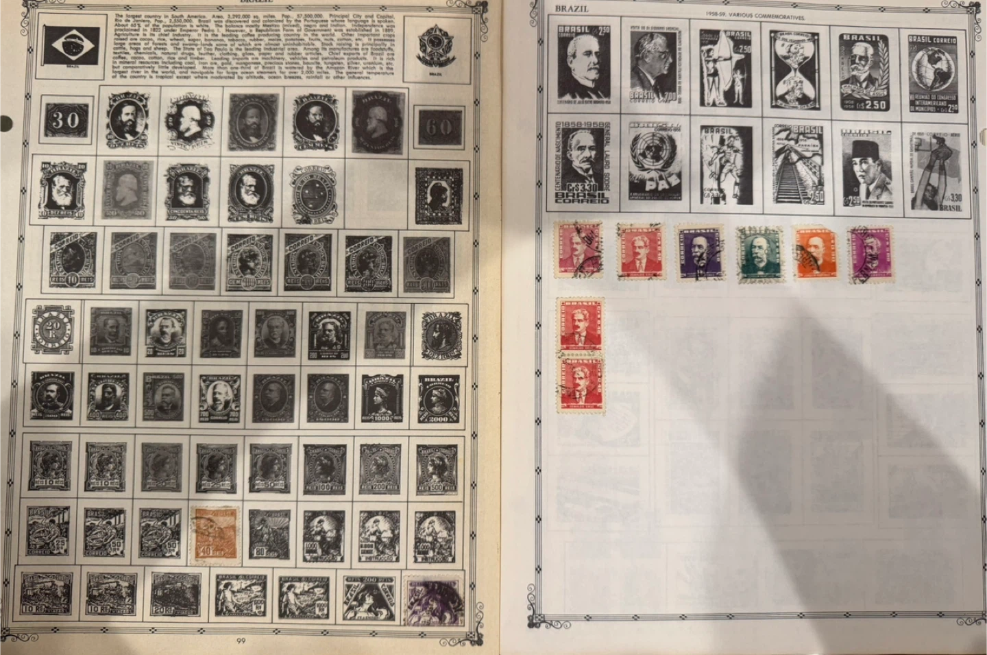 Very Old Postage Stamps From Brazil - photo 2