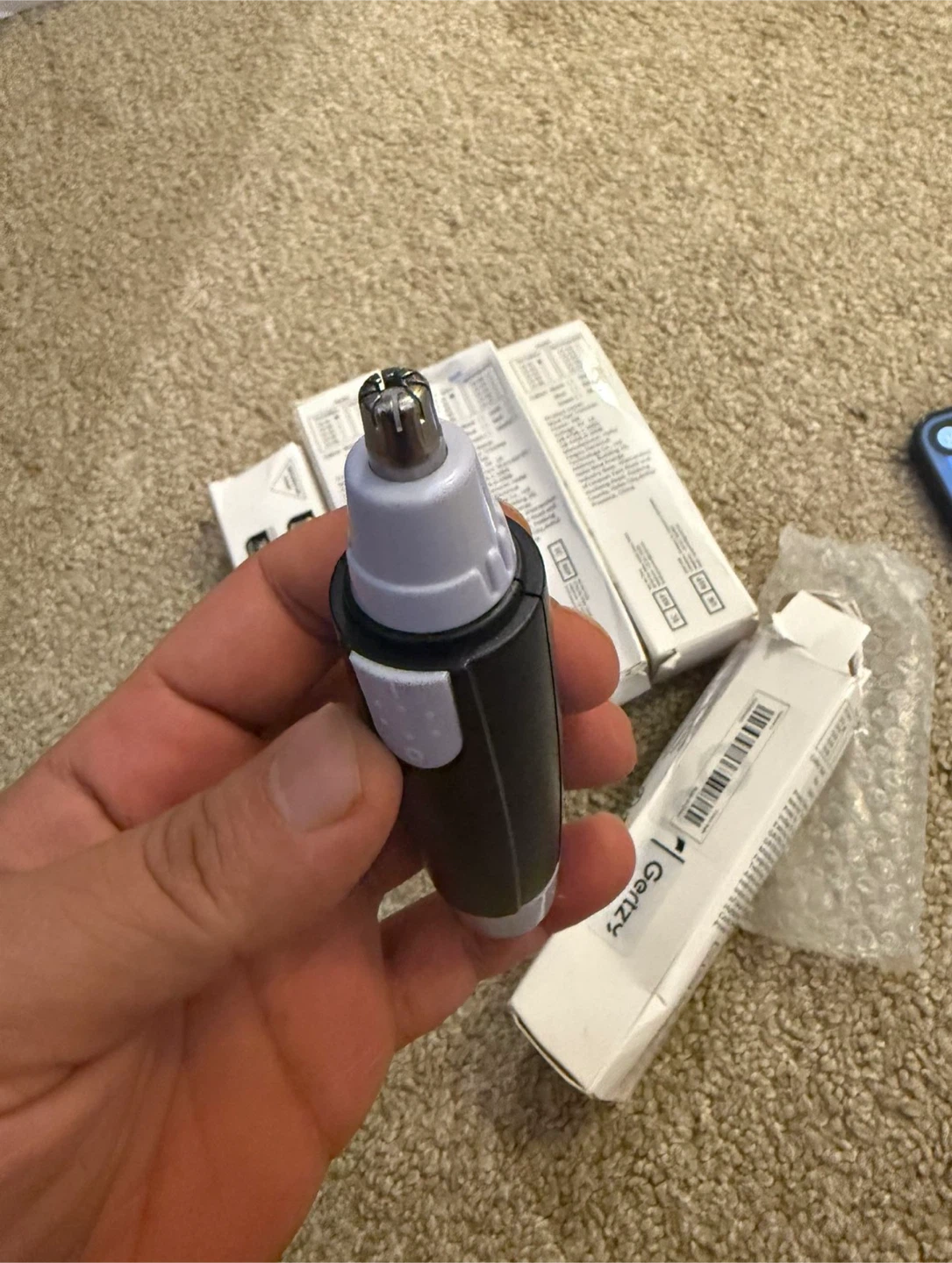 Electric Nose Hair Trimmer with LED Display - photo 3