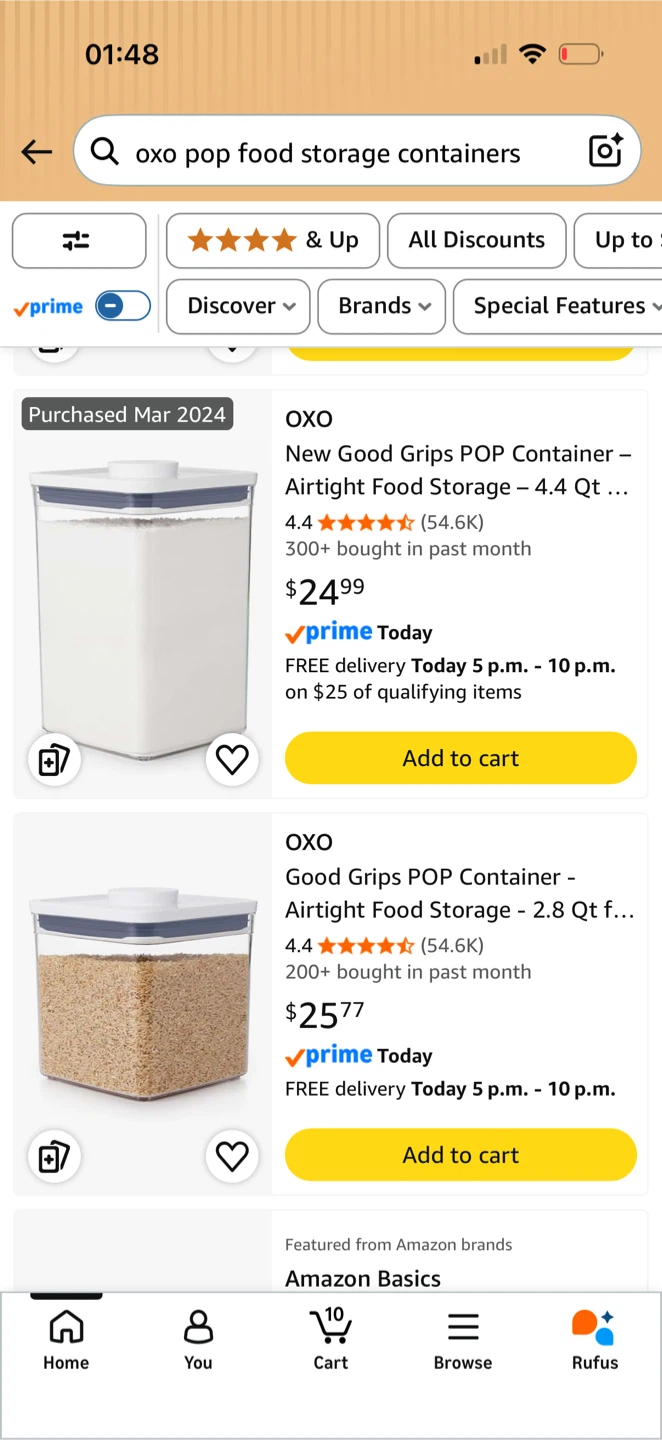 OXO POP Food Storage Containers - photo 2