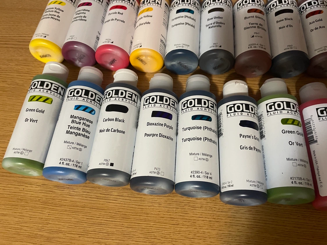 Golden Acrylic Fluid Paints - Assorted Colours - photo 2