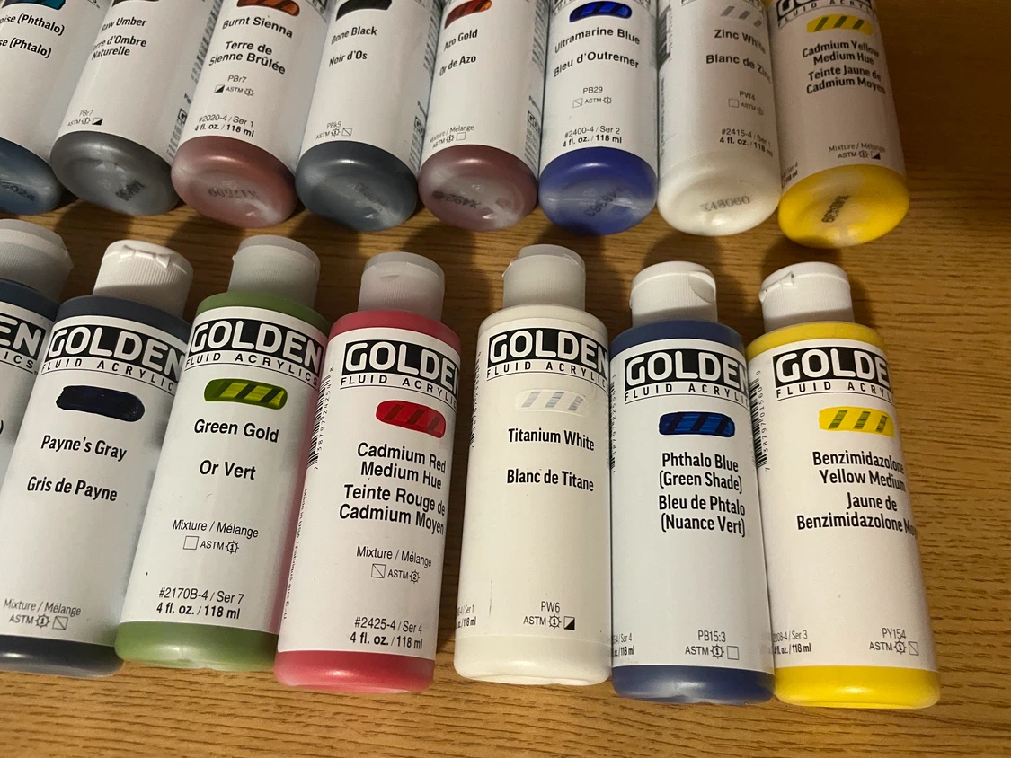 Golden Acrylic Fluid Paints - Assorted Colours - photo 3