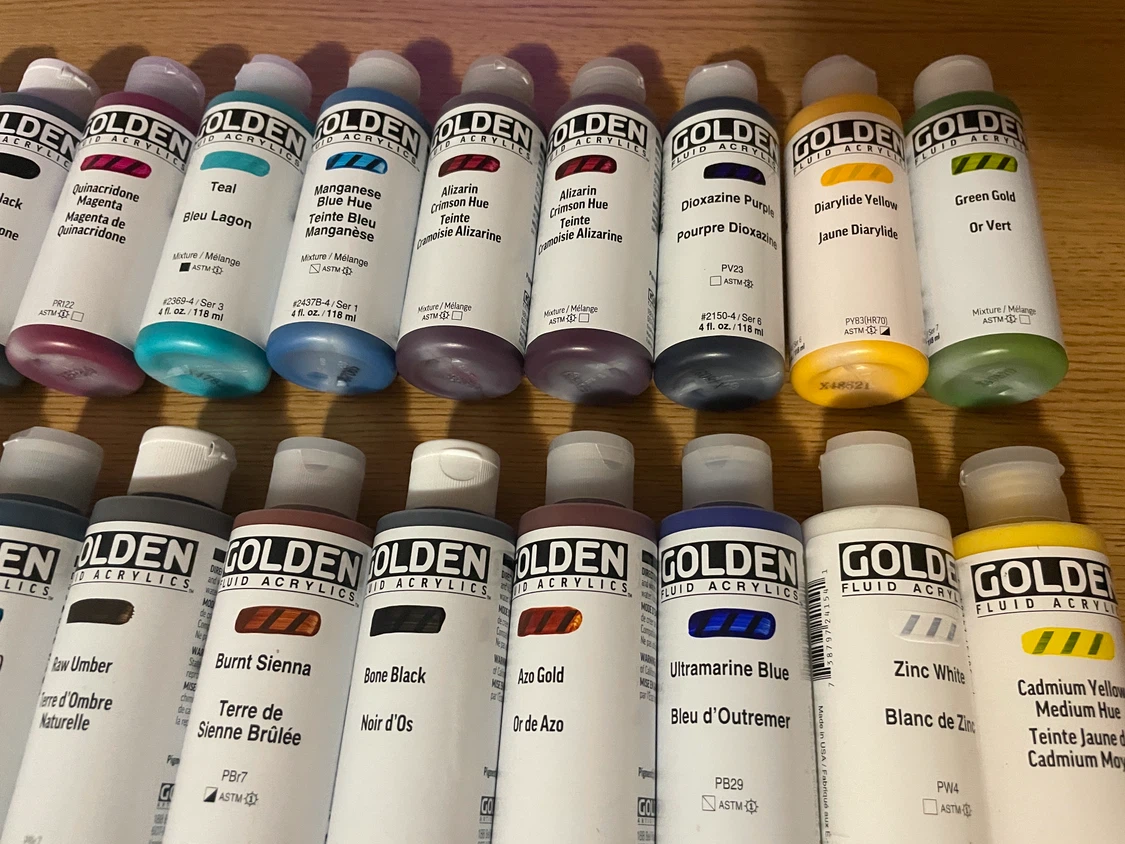 Golden Acrylic Fluid Paints - Assorted Colours - photo 4