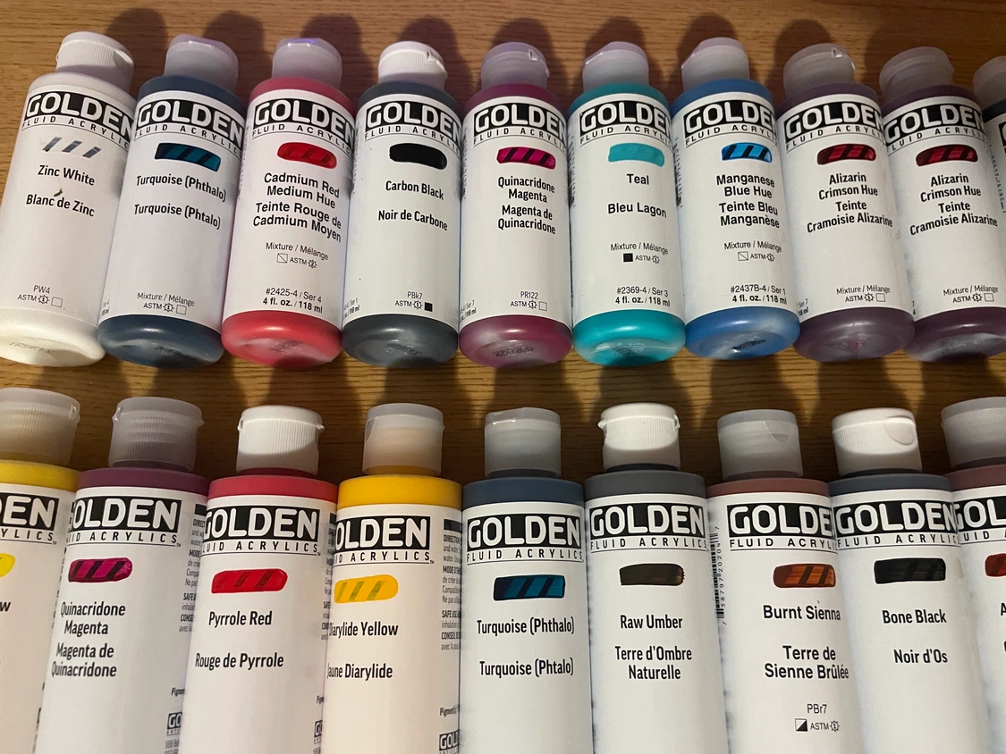 Golden Acrylic Fluid Paints - Assorted Colours - photo 5