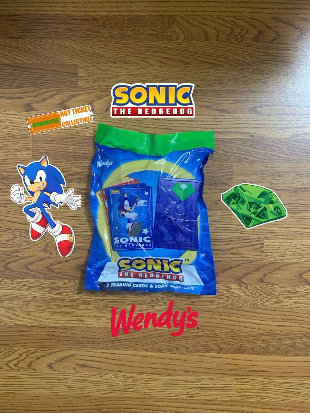 Wendy’s | Sonic The Hedgehog Trading Cards & Case (Sonic)