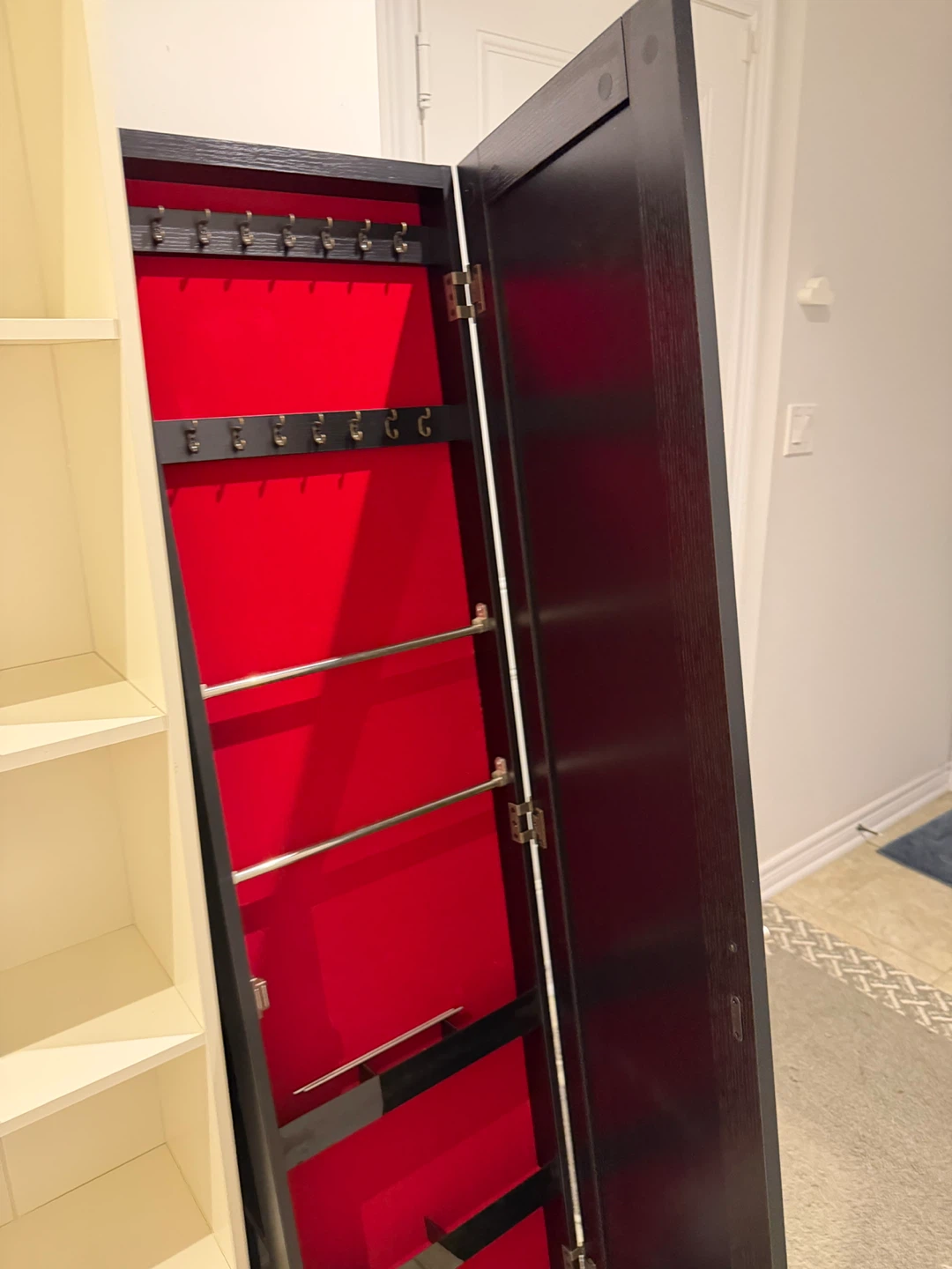 Black Jewelry Cabinet with Mirror✨✨ - photo 2