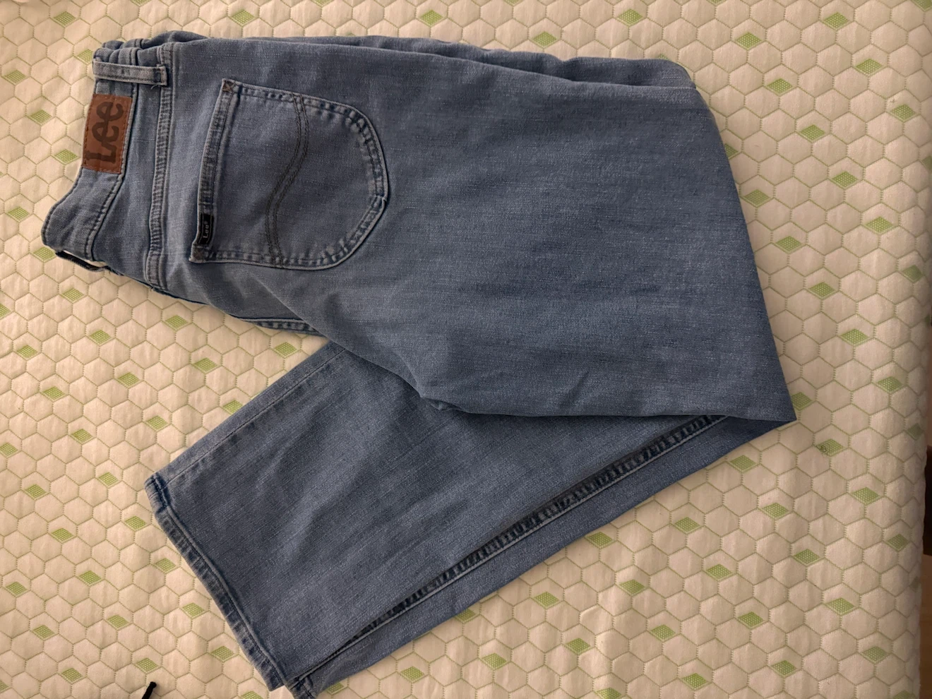 Lee Jeans Blue Denim Straight Leg Pants 10m - photo 3