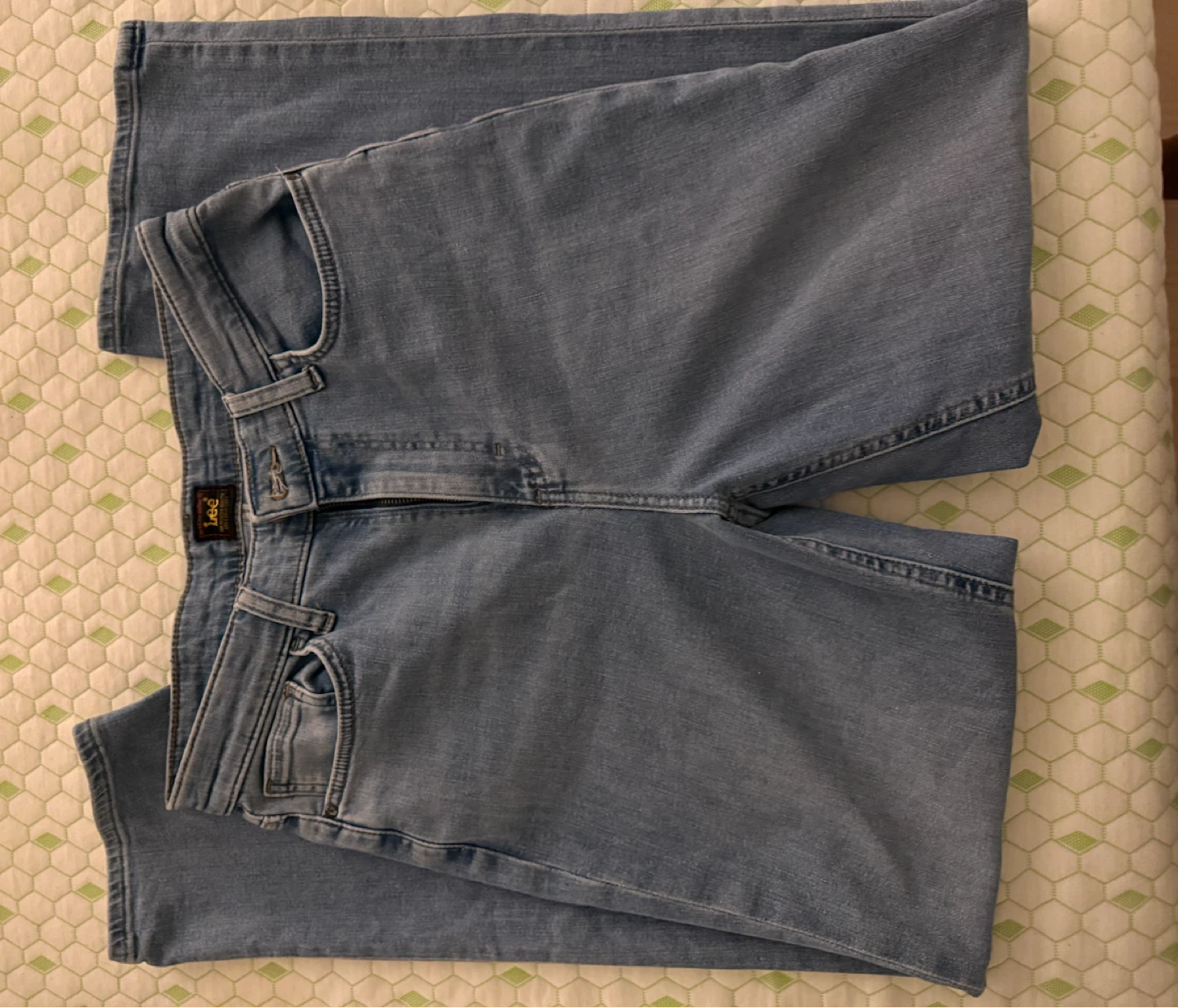Lee Jeans Blue Denim Straight Leg Pants 10m - photo 2
