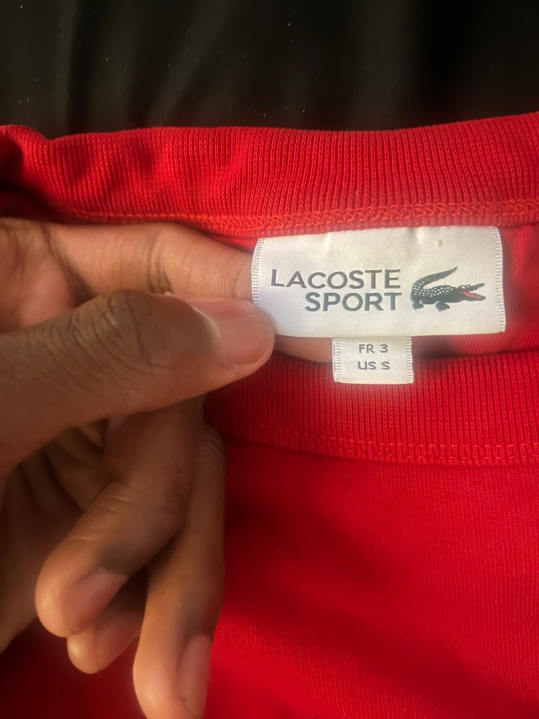 Lacoste Sport Red Crewneck Sweatshirt - photo 3