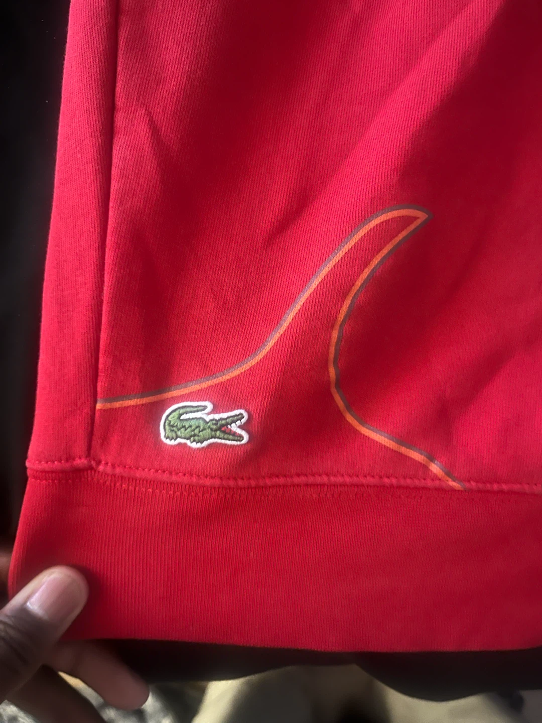 Lacoste Sport Red Crewneck Sweatshirt - photo 4