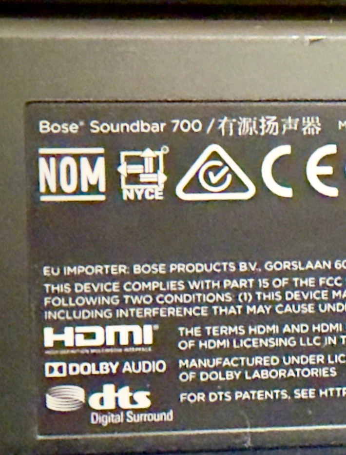 Bose Soundbar 700 & Acoustimass 700 Bass Module - photo 2