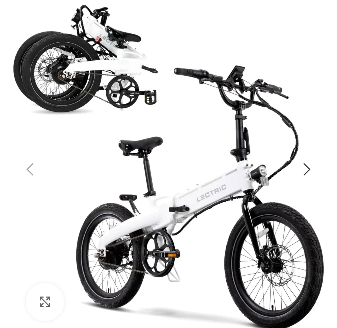 Lectric XP Lite Folding Electric Bike - White