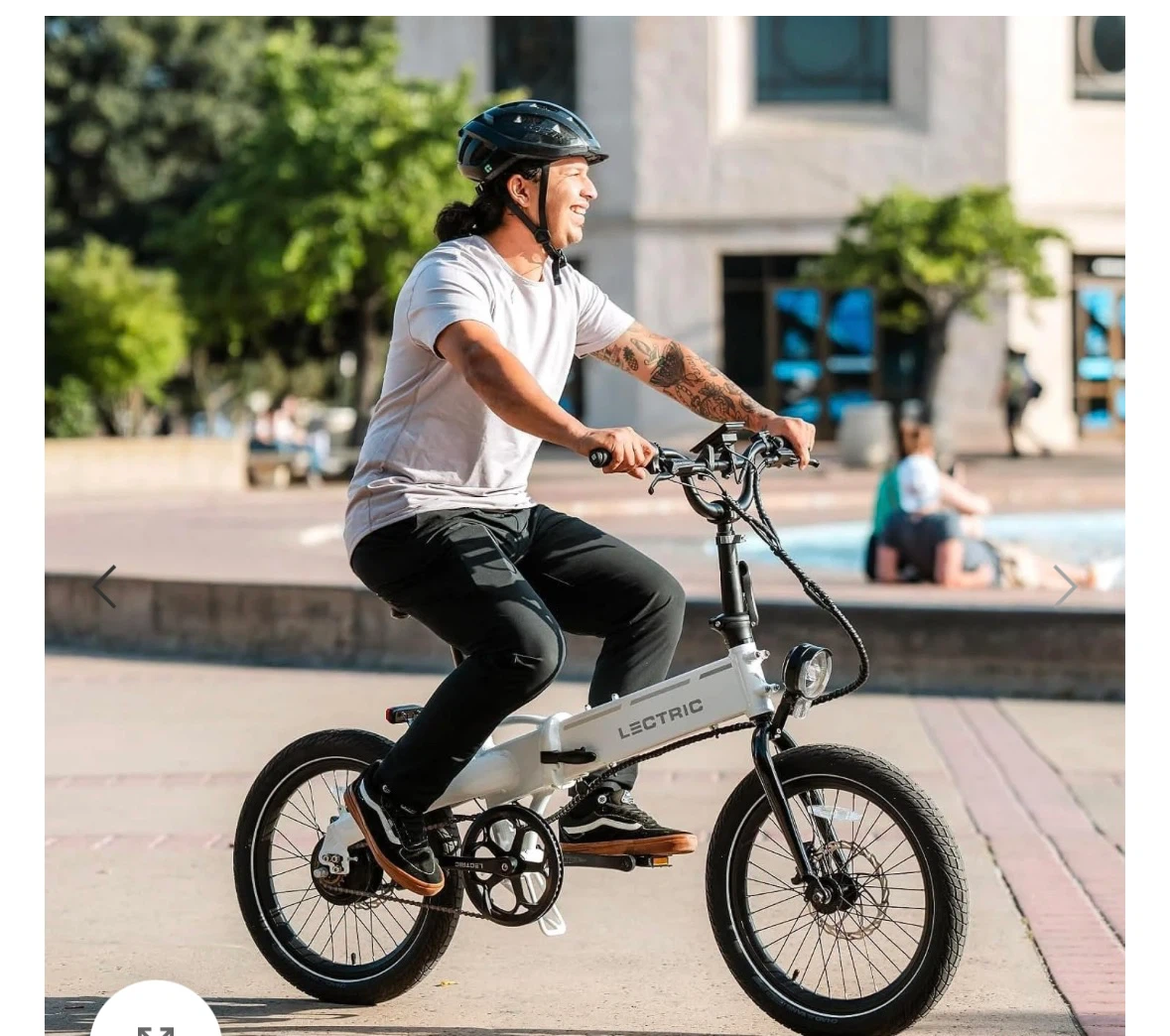 Lectric XP Lite Folding Electric Bike - White - photo 4