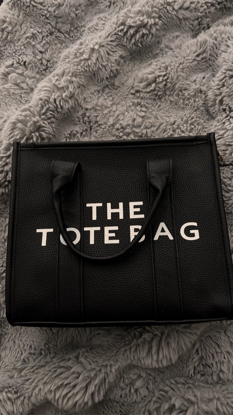 Black "The Tote Bag" Handbag