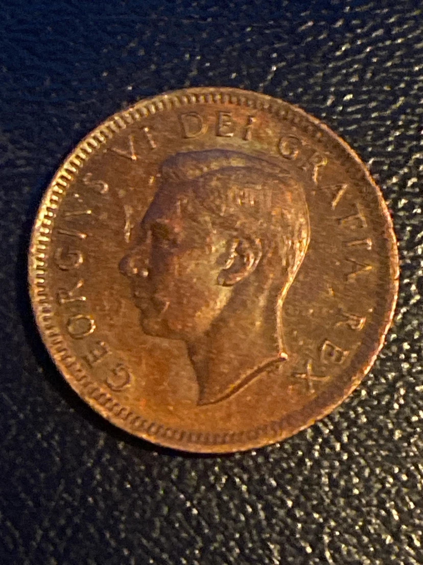 1952 Canada 1 Cent Coin