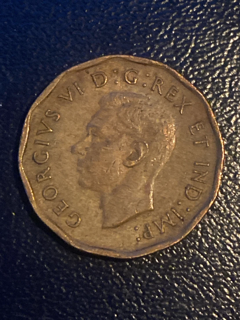 1942 Canada 5 Cent Coin