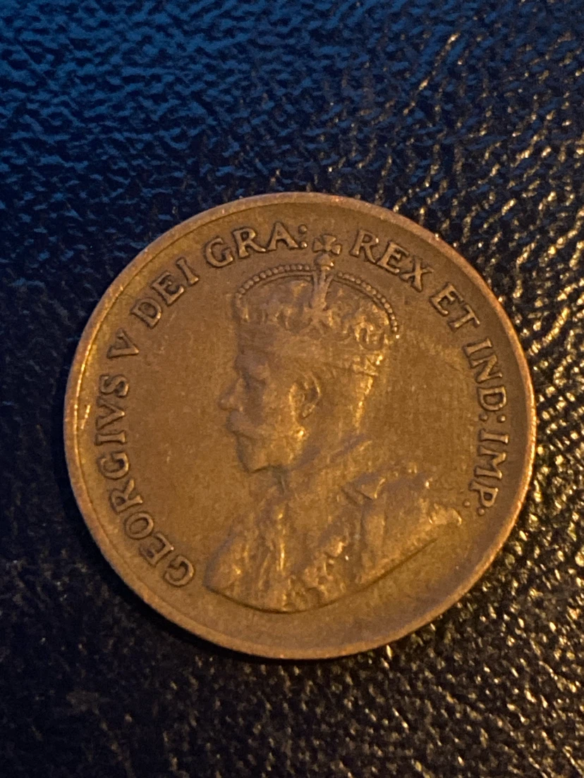 1933 Canada One Cent Coin