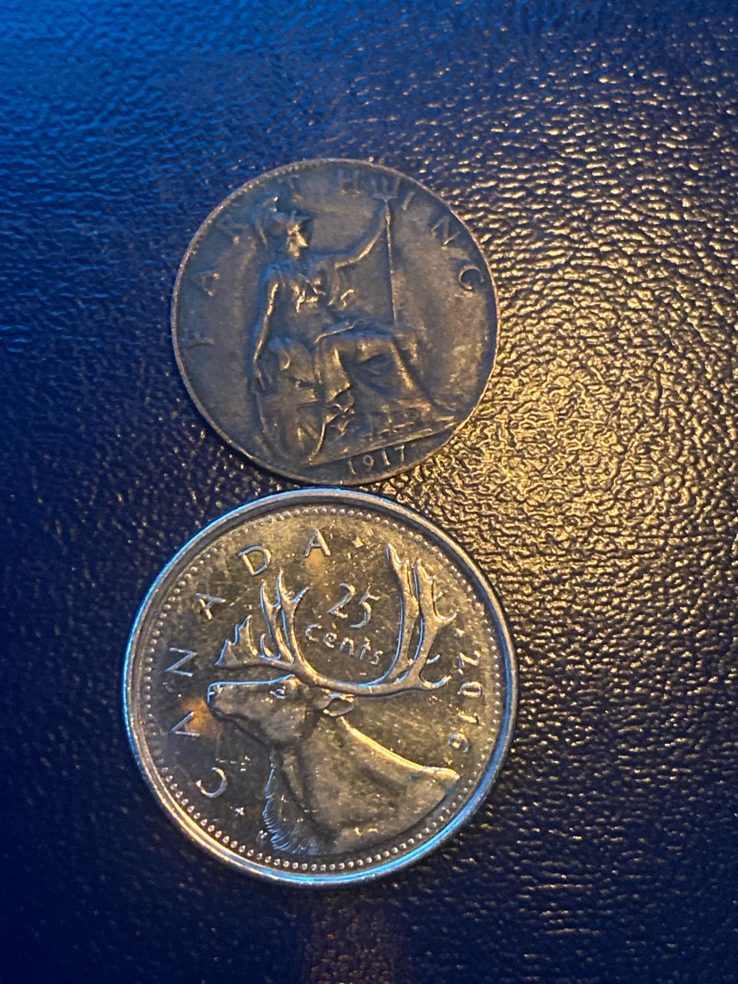 1917 British Penny - photo 4