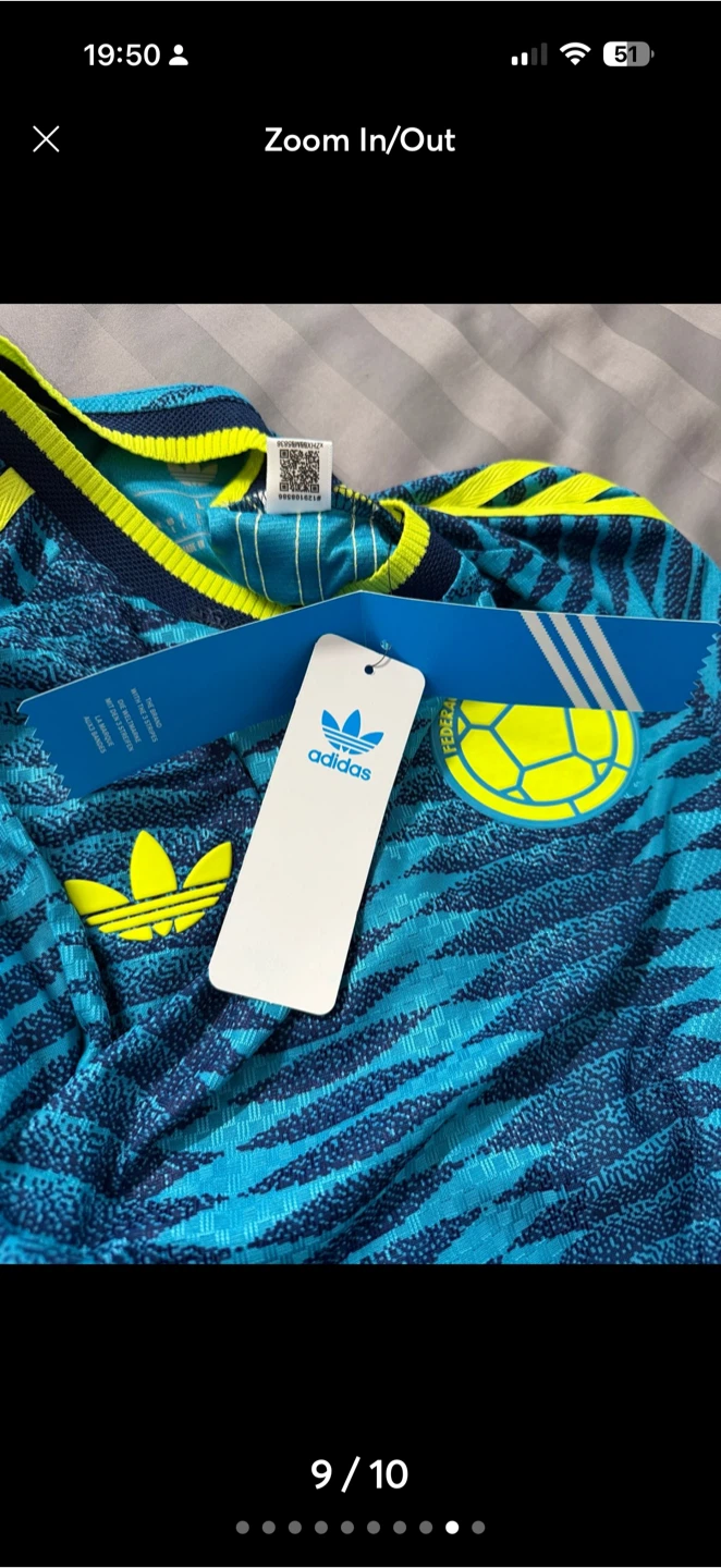 COLOMBIA 26 AWAY Jersey Camiseta sele yellow neon XL SLIM FIT - photo 2