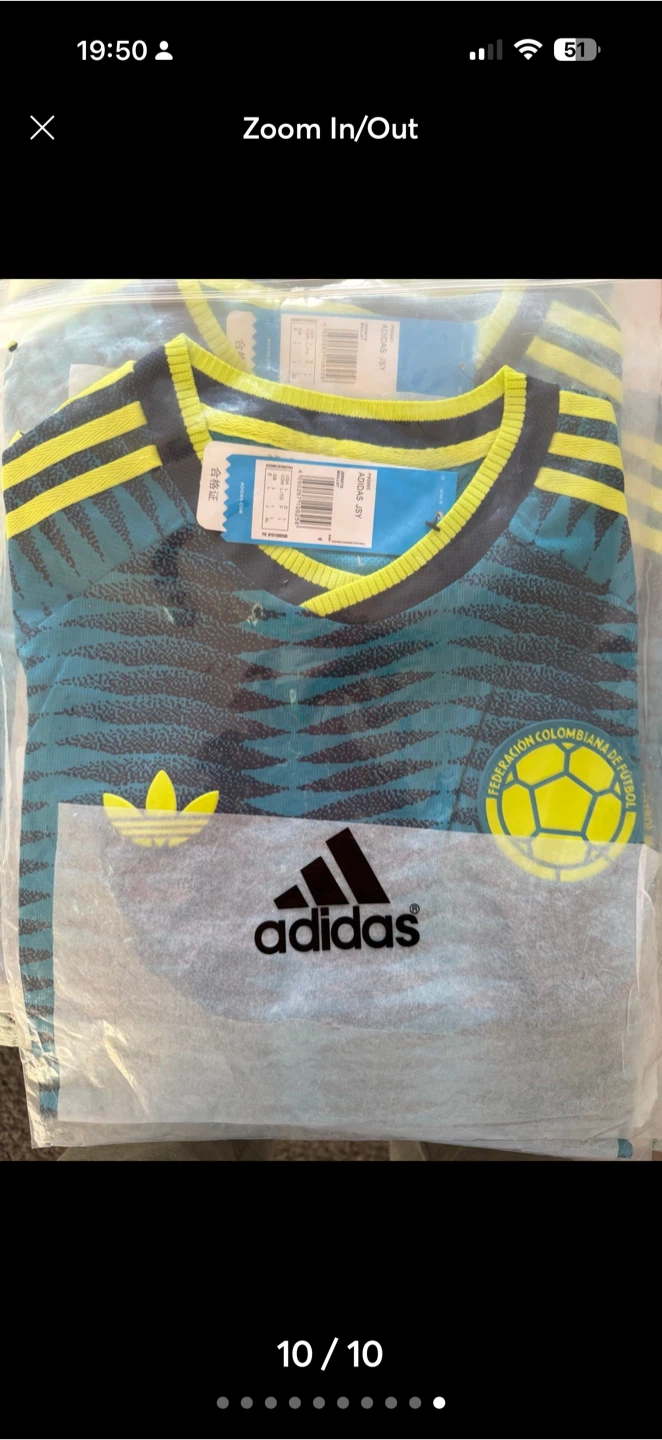 COLOMBIA 26 AWAY Jersey Camiseta sele yellow neon XL SLIM FIT - photo 4