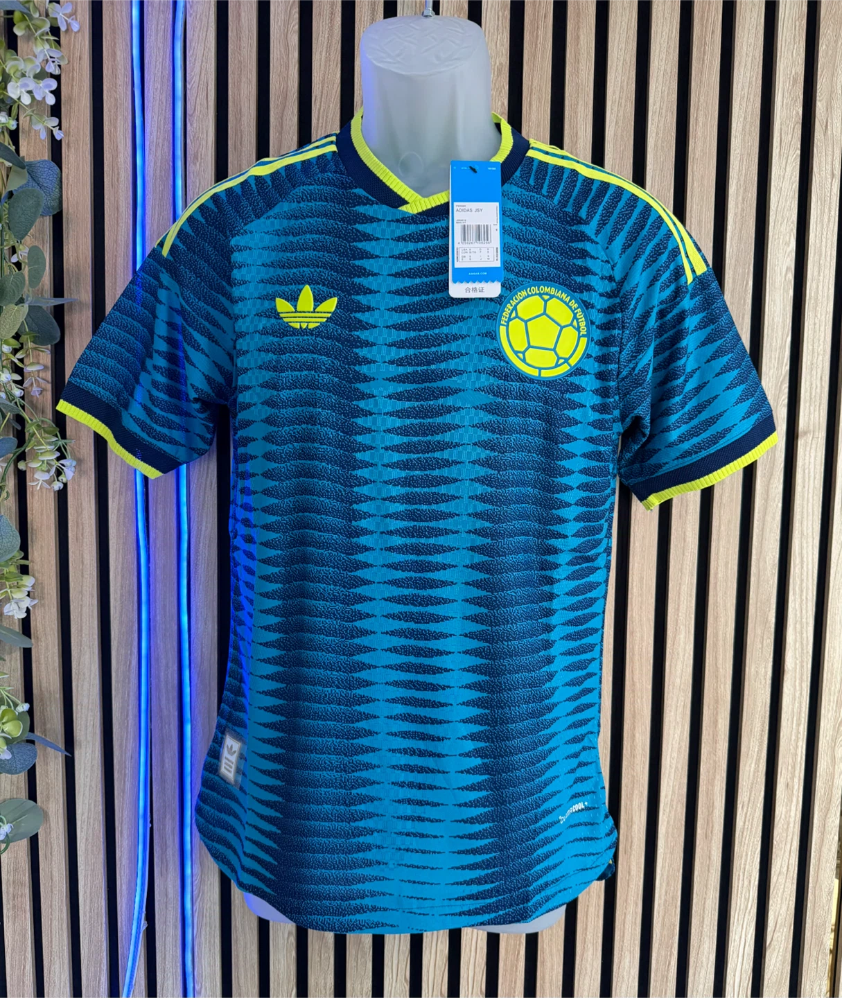 COLOMBIA 26 AWAY Jersey Camiseta sele yellow neon XL SLIM FIT