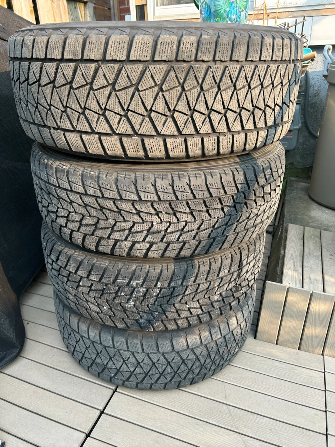 Bridgestone Blizzak Tires with Touren Rims - photo 3