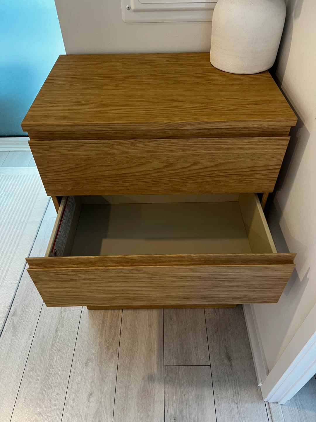 4 drawer dresser light wood - photo 2