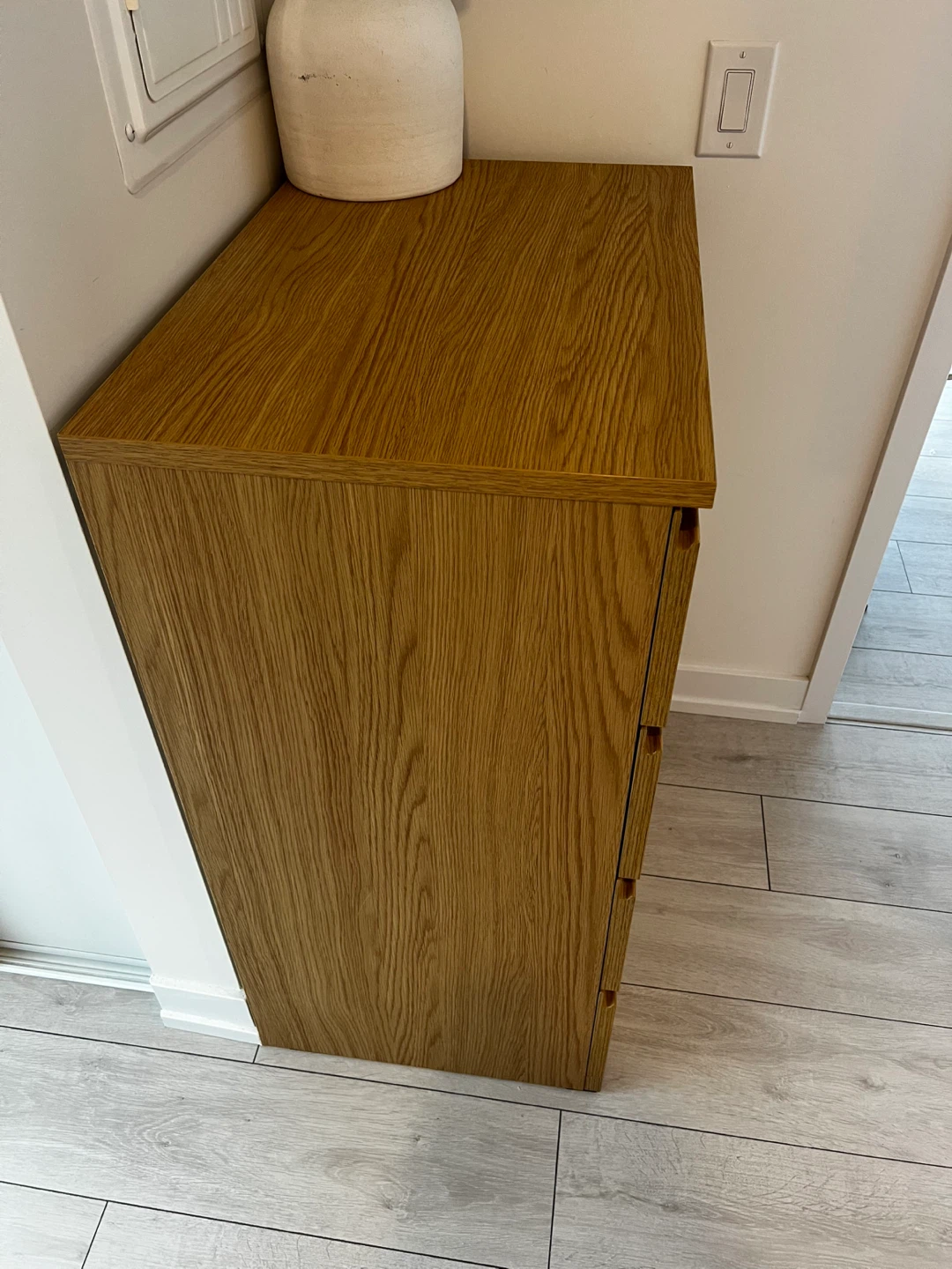 4 drawer dresser light wood - photo 3