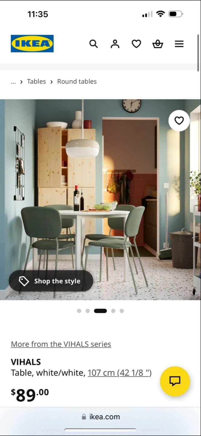 IKEA VIHALS Dining Table➕2 Chairs Set- like 🆕 - photo 2
